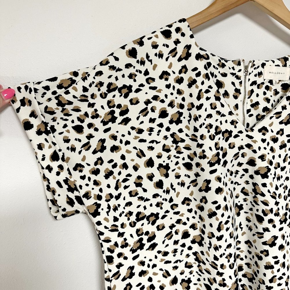 Melloday Leopard Blouse - Picture 2 of 7